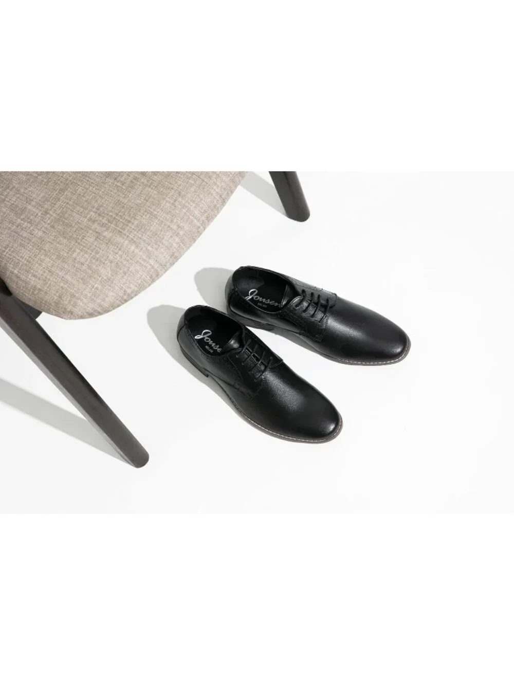 Men's Black Leather Formal Non Slip Wedding Oxford Derby Dress Shoes